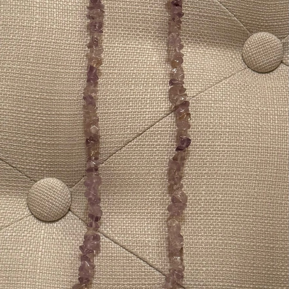 Lace Agate Beaded Chip Necklace